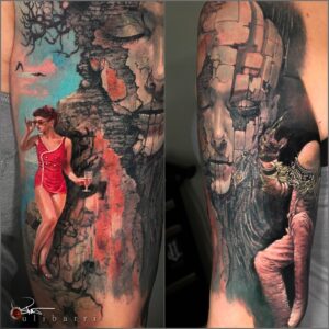 Tattoo by Brian Ulibarri  at Ulibarri Ink & Art Gallery - Specializing in Portrait Surrealism in Color and Black & Grey