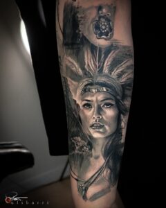 Tattoo by Brian Ulibarri  at Ulibarri Ink & Art Gallery - Specializing in Portrait Surrealism in Color and Black & Grey