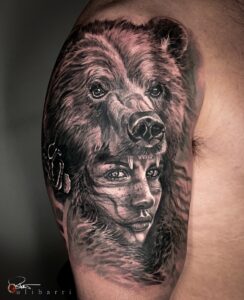 Tattoo by Brian Ulibarri  at Ulibarri Ink & Art Gallery - Specializing in Portrait Surrealism in Color and Black & Grey